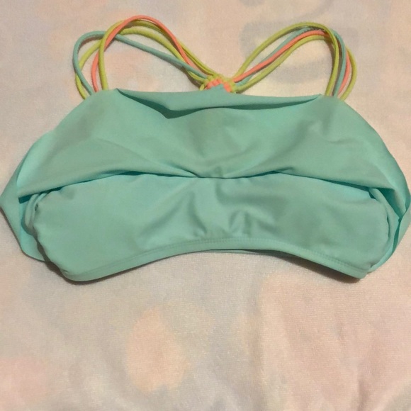Light Blue Bathing Suit Top - Picture 3 of 6